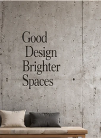 Concrete surface with a decorative printed message